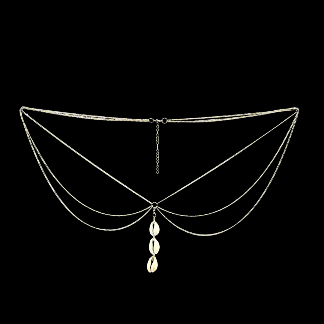 BALA BALA BELLY CHAIN CON 3 CONCHIGLIE