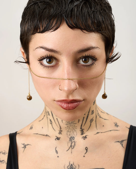 FACE CHAIN OCCHIO DI TIGRE